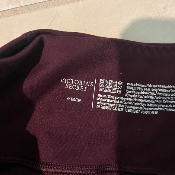 Victoria’s Secret Sz 4 purple leggings stretchy 563 - Picture 3 of 4